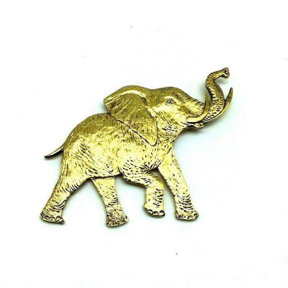 Tortolani Crislu Elephant Brooch - Picture 6 of 12